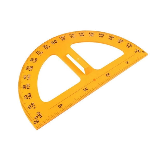 Yellow Plastic Ruler with Precise Scales for Painting Use and Teaching Aids 30 cm
