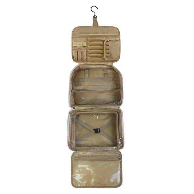 Bolsa de cosméticos de maquillaje giratoria 360 grados Sunnimix contenedor de tamaño completo
