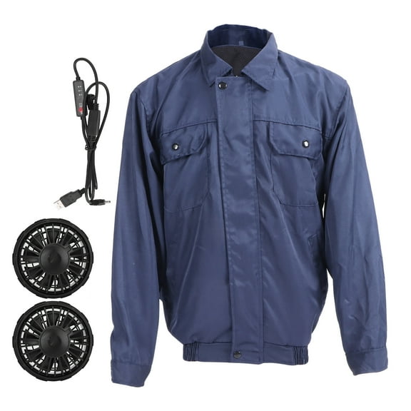 Air Conditioned Clothes Shirt Summer Men Cooling Jacket Vest Work Clothing with FanM Gueiykk