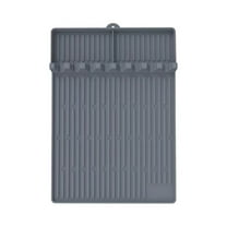 Large Silicone Griddle Tools Mat with Pad - 16x11.5 Inch Heat-Resistant Utensil Holder for BBQ Grill & Kitchen Countertop - Non- Spatula Mat for Cooking Accessories