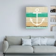 thumbnail image 3 of Michael Mullan 'Beachscape III Anchor Green' Canvas Art, 3 of 3