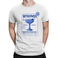 thumbnail image 2 of Mykonos Mastiha Cocktail Design Men's T-shirt, 2 of 3