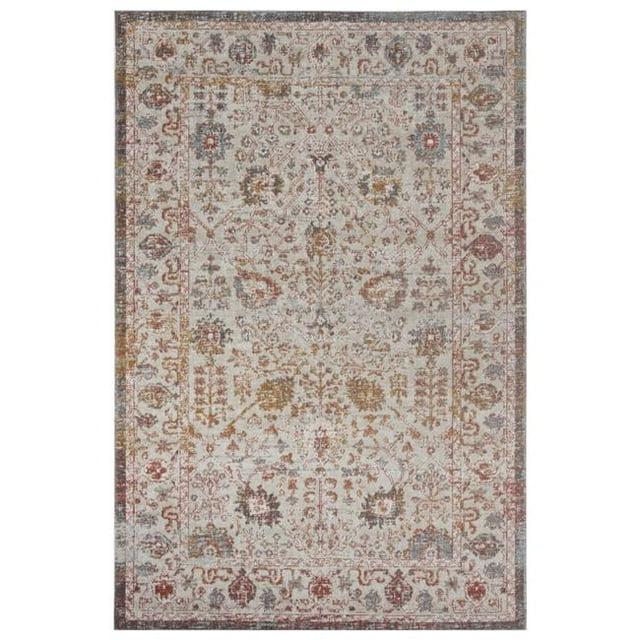 LR Resources ANTIQ81458BEC537A Budding Bohemian Area Rug - BEC