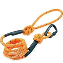Embark Adventure Dog Leashes - Colorful, Strong Nylon Leashes for Small, Medium & Large Dogs, Heavy Duty Black Leash