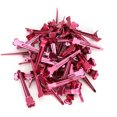 thumbnail image 3 of 50 Uds. Horquillas de salón Mini pinzas para el cabello herramienta de peinado (rosa roja), 3 of 8