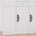 thumbnail image 1 of ELAYARD 4Pcs Retro Handles For Furniture Hardware Dark Brown Rectangular Cabinet Hardware 3.9x1.3x0.6in, 1 of 6