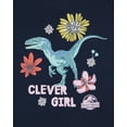 thumbnail image 4 of Jurassic World Girls' Movie Film Clever Girl Sleep Pajama Set Shorts, 4 of 8