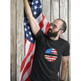 thumbnail image 2 of Patriotic Sunflower Usa T-Shirt Men -Image by Shutterstock, Male 4X-Large, 2 of 4