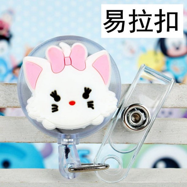 2023 1pcs Soporte Mickey Disney Cartoon Silicona Retráctil Emblema
