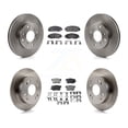 thumbnail image 1 of Transit Auto Front Rear Disc Brake Rotors and Semi-Metallic Pads Kit for Car 1998-2002 Honda Accord Sedan with 2.3L K8F-101047, 1 of 11