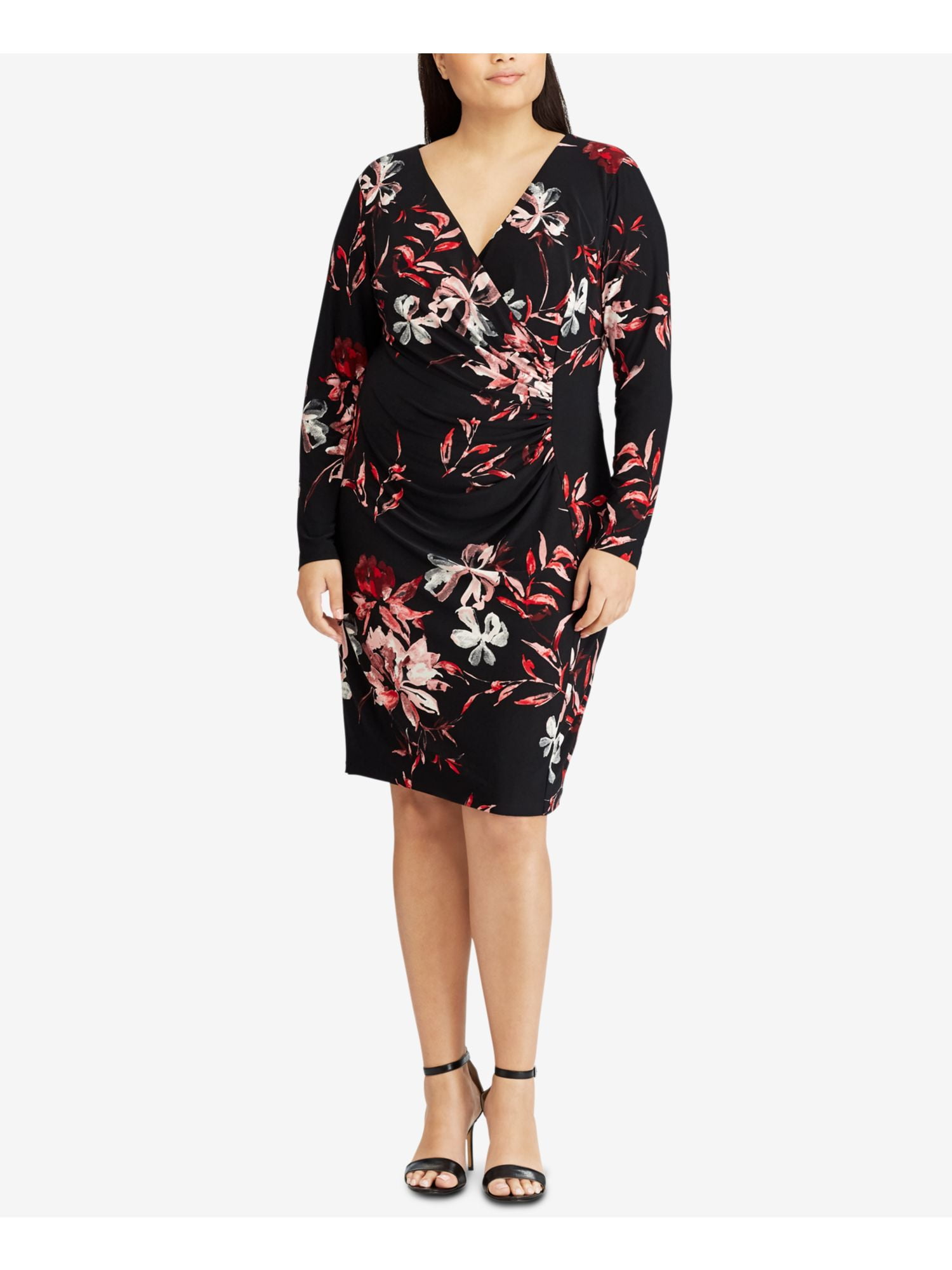black shift work dress