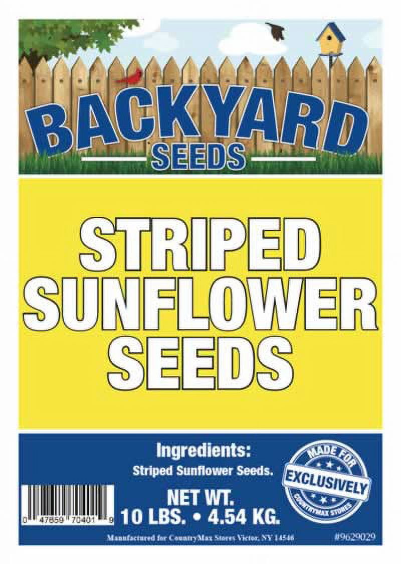 Backyard Seeds Striped Sunflower 7 Pounds