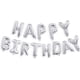 thumbnail image 1 of Pancarta con globos de feliz cumpleaños Letras en 3D Letras de lámina de Mylar, Decoración inflable para fiestas y decoraciones para eventos para niños y adultos, Reutilizable, Diversión ecológica Xemadio LRWJ574-5, 1 of 6