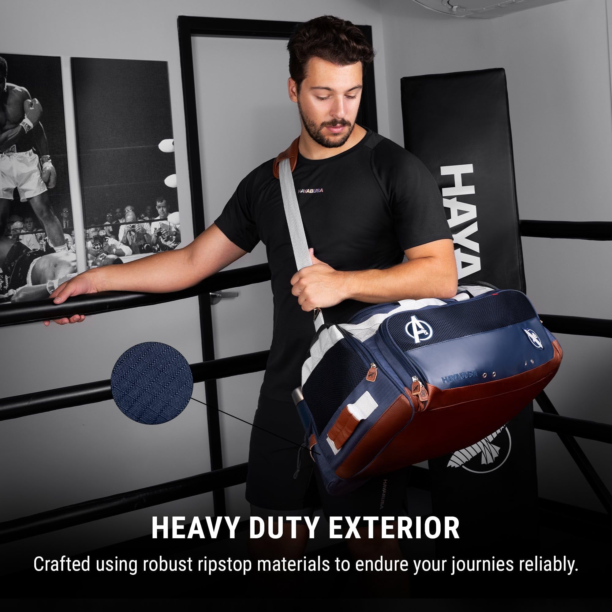 Hayabusa Marvel Hero Elite Captain America Gym Bag Officially Licensed - 50 Liters