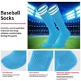 thumbnail image 4 of AWAYTR Adjustable Youth Baseball Belt and Socks Set, Carolina Blue, 4 of 7