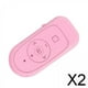 thumbnail image 1 of Control remoto de cámara inalámbrica,Cámara inalámbrica Control remoto Bluetooth Control remoto,Controlador Selfie Obturador Botón del disparador automático,Estilo compacto 2 piezas, 1 of 8