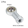 thumbnail image 3 of Uxcell Rod End Bearings Self lubricated Left Hand Female Thread 10mm, 3 of 6