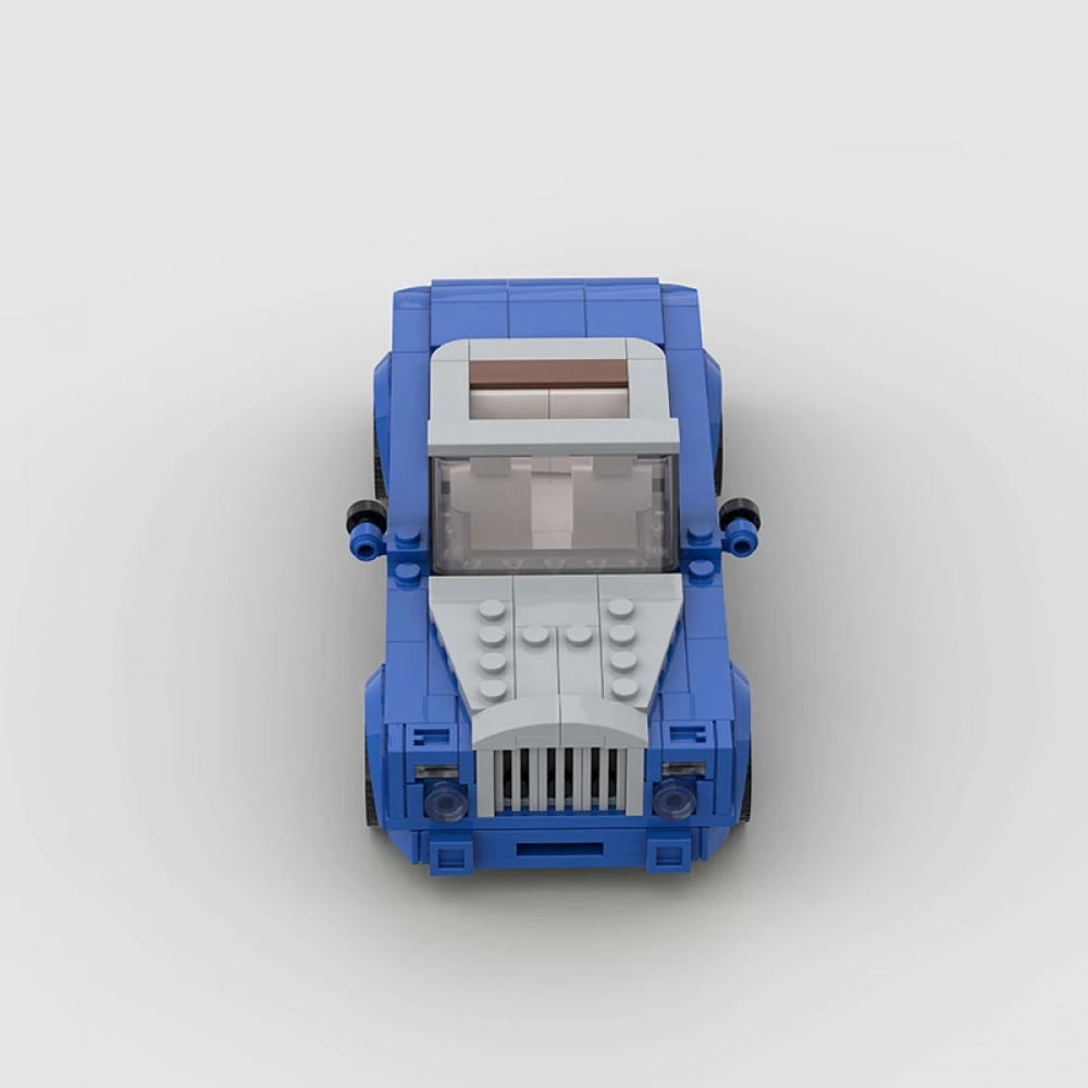 Hot MOC Sale Runabout Bricks Speed Champion City Super Vehicle Toys Cabriolet Children's Birthday Gifts Creative Garage Open Car