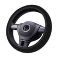 thumbnail image 2 of Uemuo Black Printed Car Elastic Steering Wheel Cover - Universal Car Accessory for Diverse Cars Anti-Slip, and Comfortable- 15", 2 of 8
