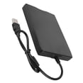 thumbnail image 1 of External Disk Drive, Black Disk Drive Diskette, External Diskette With Shockproof Foot Pads External Diskette Mobile PC PC Desktop For Home Notebook, 1 of 8