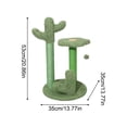 thumbnail image 5 of Cactus Cat Scratching Post, Natural Sisal Scratch Pole for Indoor Cats, Stylish & Functional Home Decor, 5 of 7