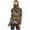 Army Green, variant on Wxolcjlv Women's T Shirt Tie-Dye Print Turtleneck Long Sleeve T-Shirt Casual Loose Face Mask Dustproof Fashionable Tshirt