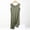 Army Green, variant on Nightgowns for Women, V Neck Sleeveless Solid Color Soft Summer Sleepshirts Green Size XL