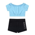 thumbnail image 4 of iEFiEL Kids Girls Stretchy Tankini Outfit Tank Top with Bottoms Set for Ballet Dance Gym Workout, 4 of 7