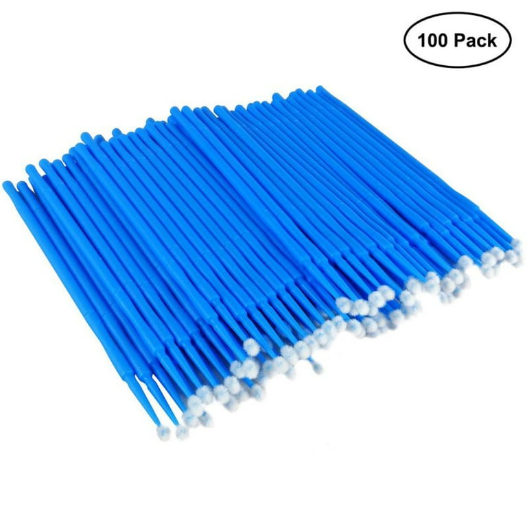 100 Pieces Touch Up Paint Brushes Cotton Swabs Disposable Micro