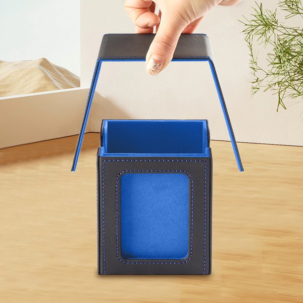 Caja para barajas con ventana, con capacidad para más de 100 cartas, contenedor para cartas coleccionables