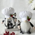 thumbnail image 7 of Kitchen Chef Gnomes Plush Decor - Scandinavian Mr & Mrs Cooking Tomte Figurine Elf Doll for Table Tray Display - Mother's Day Wedding Gifts, 7 of 7