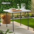 thumbnail image 2 of Open Box Peakform Folding Banquet Table for Indoor or Outdoor Use, 34", White, 2 of 10