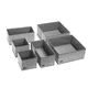 thumbnail image 1 of 6 Pcs Cajas De Almacenamiento Y Organizador De Ropa En Tela Lab.G, Gris, 1 of 5