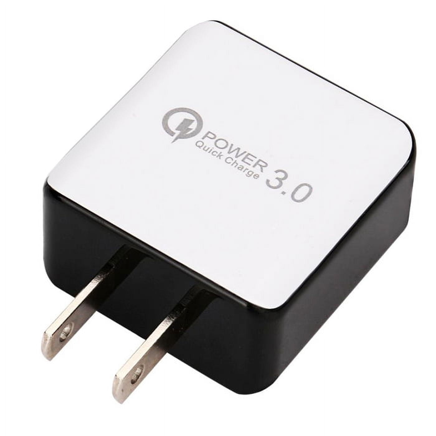 10-Pack FREEDOMTECH 3.0 Quick Charge Certified 18W Fast Rapid USB Wall Charger Adapter For Apple iPhone X iPhone 8 Plus Samsung Galaxy S8 S9+ Plus Note 9 Note 8 Galaxy S7 Edge LG G7 Google Pixel 2 XL