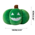 thumbnail image 3 of Uutvmp Halloween Glowing Pumpkin - 3.9 Inch Expression Pumpkin Plush with Regular White Faced Set, Soft Stuffed Lantern Keychains, Fun Halloween Party Favors or Collectibles, 3 of 4