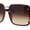 Tortoise - Brown, variant on Classic Womens Butterfly Rectangle Oversize Fashion Sunglasses Black Gold - Smoke