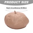 thumbnail image 2 of Circunferencia del sombrero de 56-58 cm, boina octogonal, sombrero para el sol de verano para mujer, sombrero con protección solar, 2 of 5