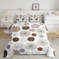 thumbnail image 2 of Erosebridal Gradient Fireworks Bedding Twin Comforter Set,Geometric Circle Down Comforter,Lines Polka Dots Bedding Sets Twin With Comforter,Microfiber Abstract Room Decoration,Reversible,2-Piece, 2 of 8