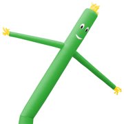 Cloud 9 Inflatable Wacky Waving Tube Man, Green 20 ft Dancing Air Puppet with Flailing Arms