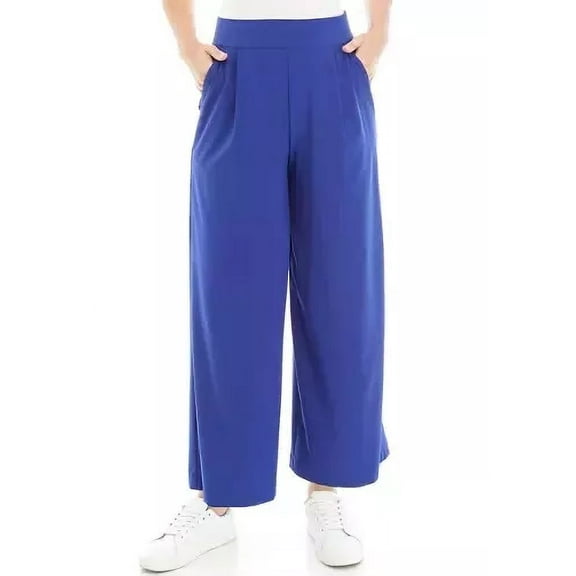 Columbia Women's Solid Anytime Wide-Leg Pants, Dark Sapphire, S