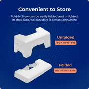 Squatty Potty Fold N Stow Folding Toilet and Bath Stool, 7