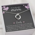 thumbnail image 6 of Anavia Mother's Day Gifts for Mom, to my beautiful Mom Card Gift 925 Sterling Silver Necklace, Birthday Gift for Mom -[Custom Card], 6 of 11