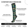 thumbnail image 2 of Sikiie Colorful Pineapples 1 Pairs Compression Socks for Men and Women 15-20 mmHg Running Support Socks, 2 of 7