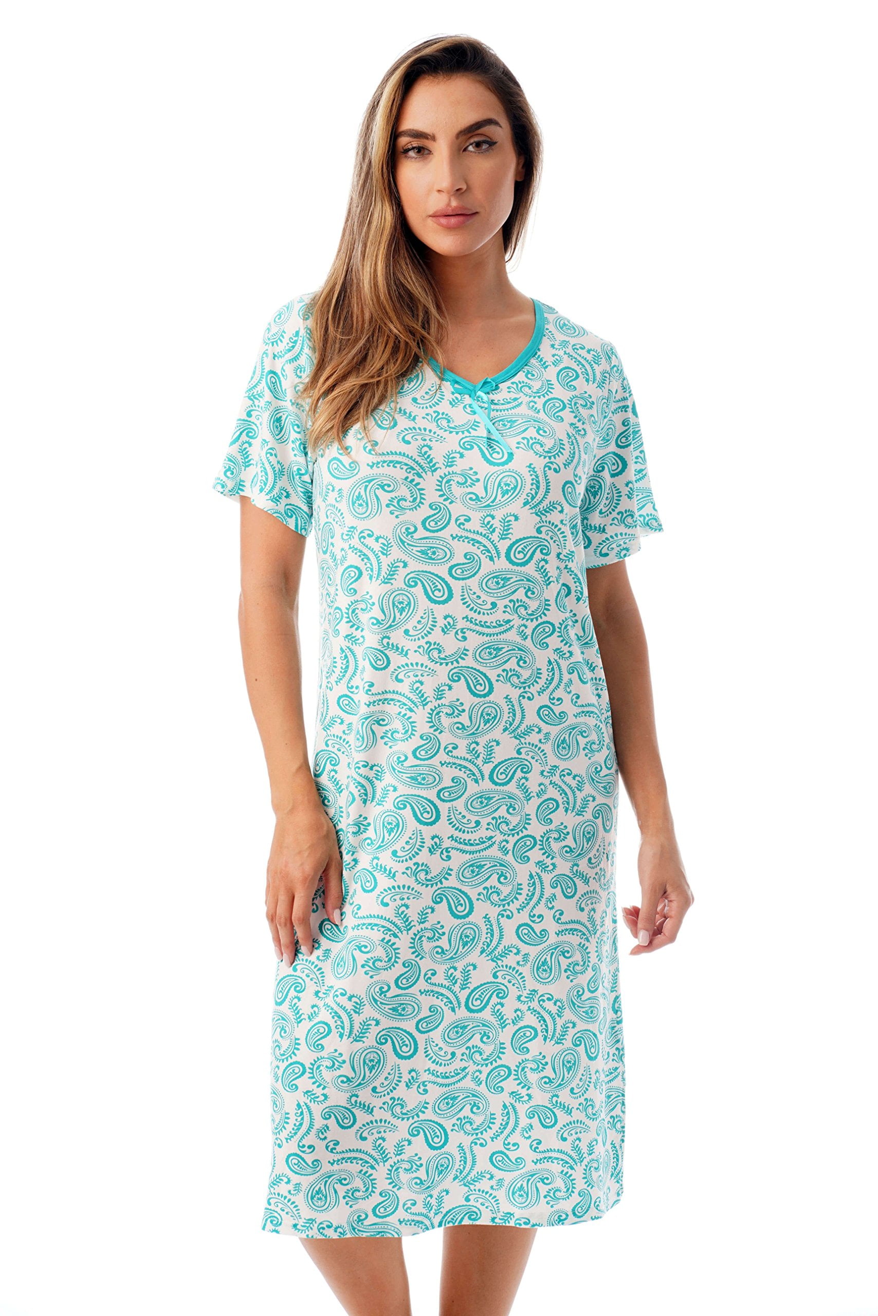 Just Love Women's Nightgown Sleep Dress - Soft and Comfortable Short ...