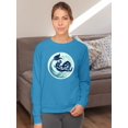 thumbnail image 2 of Mermaid Scales Sweatshirt Women -Grace Popp Designs, Female Medium, 2 of 4