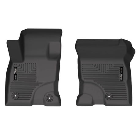 Husky Liners 15961 Weatherbeater Floor Mats Fit 2022-2025 Ford Escape 2.5L L4 Hybrid Front Row Liners 2pc Black