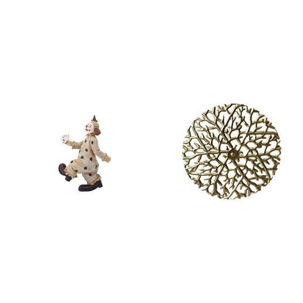 Figura De Payaso, Escultura De Pared De Metal, Estatua, Colección, Adorno De Escritorio, Placa Rústica De Hierro Forjado Con Paisaje, Colgante 3D Para Mesa, Centro De Mesa, Armario, Comedor,