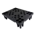 thumbnail image 2 of Base de almacenamiento para suelo tipo palé, impermeable, apilable, 40x30x10 cm, multifuncional. Negro, 2 of 9
