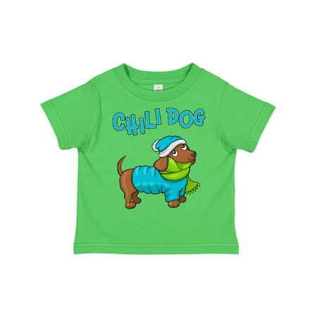 

Inktastic Chili Dog- cute dachshund Gift Toddler Boy or Toddler Girl T-Shirt