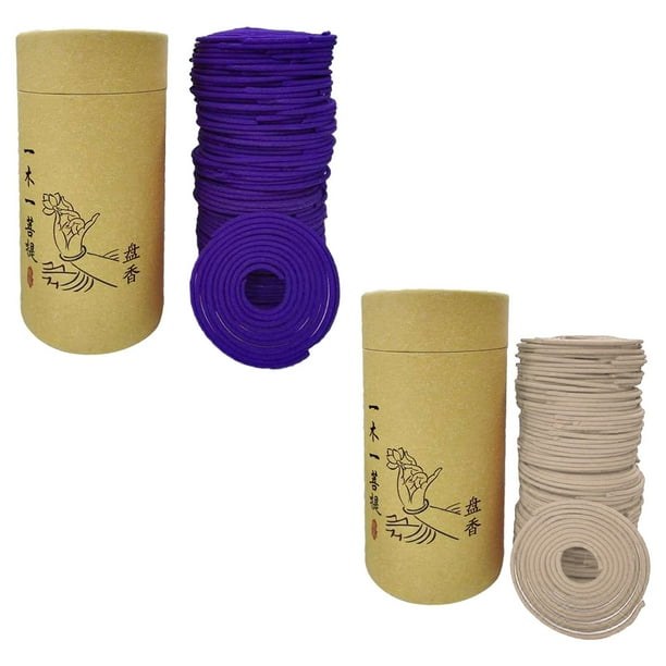 Bobinas de incienso en espiral,Bobina de Incienso Natural,Incienso de sándalo natural,Fragancia de aromaterapia,Disipación de aroma doméstico,Fragancia para el hogar,aire fresco,Cono de